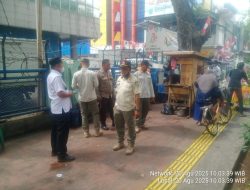 Sosialisasi Penertiban PKL di Karang Anyar, Polsek Sawah Besar Turun Dampingi Warga