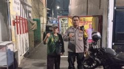 Bhabinkamtibmas Kemayoran Sambang Pos Kamling, Tekankan Pesan Kamtibmas