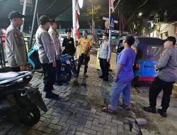 Patroli Tiga Pilar Polsek Cempaka Putih Antisipasi Tawuran dan Balap Liar