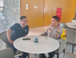 Bhabinkamtibmas Senen Lakukan Sambang Kamtibmas di Apartemen Capitol Suites