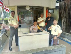 Bhabinkamtibmas Kelurahan Gambir Sambangi Perkantoran, Ajak Satpam Tingkatkan Kewaspadaan