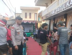 Bhabinkamtibmas Johar Baru Gelar Patroli dan Himbauan Merayakan HUT RI ke-80