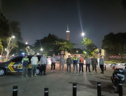Antisipasi Gangguan Kamtibmas, Polsek Sawah Besar Gelar Patroli Mobile 3 Pilar di Lapangan Banteng