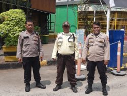 Patroli Polisi di Pasar Kenari, Antisipasi Gangguan Kamtibmas