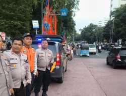 Cegah Jambret Polsek Sawah Besar Perketat Patroli Jelang Malam di Kawasan Lapangan Banteng