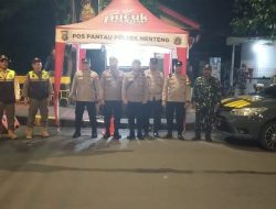 3 Pilar Menteng Amankan Perbatasan Tenggulun, Antisipasi Tawuran dan Kriminalitas Malam Hari