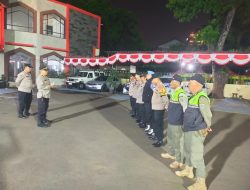 Polsek Metro Menteng Gelar Apel Patroli 3 Pilar, Perkuat Antisipasi Gangguan Kamtibmas Malam Hari