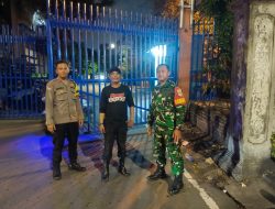 Bhabinkamtibmas dan Babinsa Sambangi Satkamling RW 07, Ingatkan Warga Jaga Keamanan Lingkungan