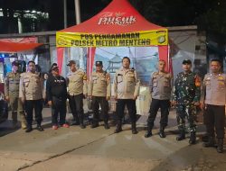 Hujan Tak Halangi Patroli 3 Pilar Menteng Jaga Perbatasan Kwitang–Kalipasir