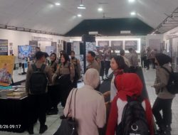 Polsek Metro Menteng Amankan Literation Expo 2025 Lemdiklat Polri di Balai Budaya Jakarta Pusat