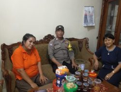 Sambangi Warga RW 01 Galur, Bhabinkamtibmas Perkuat Cooling System dan Imbauan Kamtibmas