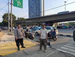 Patroli Tiga Pilar Sore Hari, Antisipasi Kejahatan Jalanan dan Tawuran Wilayah Petamburan