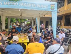Sinergi Tiga Pilar dan Masyarakat, Polsek Johar Baru Gelar Penjagaan Bersama Mako