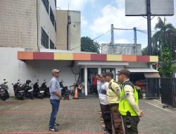 Polsek Metro Menteng Gelar Apel Pengamanan Aksi Unjuk Rasa di Kantor DPP Partai NasDem