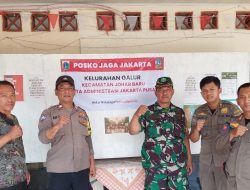 Kolaborasi Tiga Pilar dan Warga, Posko Jaga Jakarta Galur Perkuat Keamanan Wilayah