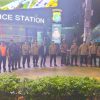 Patroli Tiga Pilar Menteng Jaga Jakarta, Wakapolsek Pimpin Pemantauan di Bundaran HI
