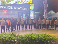 Patroli Tiga Pilar Menteng Jaga Jakarta, Wakapolsek Pimpin Pemantauan di Bundaran HI