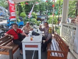 Bhabinkamtibmas Pegangsaan Ajak Warga RW 08 Jaga Lingkungan dari Tawuran dan Demo Anarkis