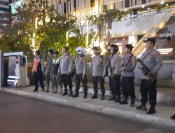 Patroli Bersama Tiga Pilar Menteng di Simpang Sarinah, Sinergi Jaga Jakarta Tetap Kondusif