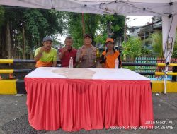 Warga dan Aparat Bersatu di Posko Jaga Jakarta, Kondusifitas Johar Baru Terjaga