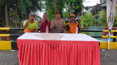 Warga dan Aparat Bersatu di Posko Jaga Jakarta, Kondusifitas Johar Baru Terjaga