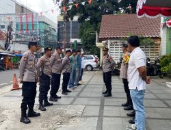 Polsek Senen Gelar Apel Pengamanan Rencana Aksi Unjuk Rasa di Kantor DPP PKB