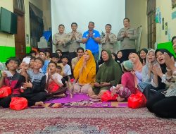 Polres Metro Jakarta Pusat Gelar Jumat Barokah di Yayasan Asyiyah, Berbagi dengan Anak Yatim dan Dhuafa