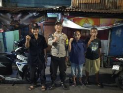 Bhabinkamtibmas Galur Sambang Pos Kamling RW 01, Perkuat Sinergi Jaga Jakarta Aman