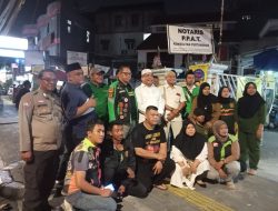 Bhabinkamtibmas Sumur Batu Dampingi Ojol Gelar Tabur Bunga untuk Affan Kurniawan