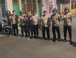 Patroli Skala Sedang, Polsek Johar Baru Antisipasi Guantibmas Jaga Jakarta Aman