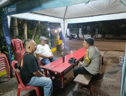 Bhabinkamtibmas Sambangi Warga, Sampaikan Himbauan Kamtibmas di Gunung Sahari Utara