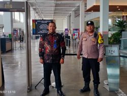Bhabinkamtibmas Gondangdia Sambangi Annex Building, Pastikan  Ibadah Minggu Berjalan Lancar dan Kondusif