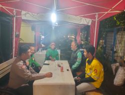 Bhabinkamtibmas Kebon Sirih Gandeng Ojol, Wujudkan Keamanan Wilayah yang Aman dan Kondusif