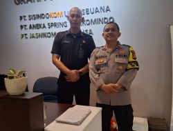 Bhabinkamtibmas Pegangsaan Ajak Security Graha Sisindokom Perkuat Keamanan