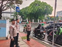 Polisi Kawal Rencana Aksi BEM Unindra di Jakarta Pusat