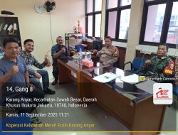 Silaturahmi Kamtibmas Bhabinkamtibmas di Koperasi Merah Putih Karang Anyar