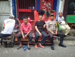 Bhabinkamtibmas Kelurahan Galur Laksanakan Sambang dan Cooling System Bersama Ketua RT dan Warga