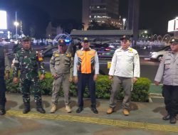 Patroli Tiga Pilar Menteng di Bundaran HI, Untuk Jaga Jakarta Aman dan Nyaman
