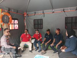 Koordinasi Kegiatan Kewilayahan, Polsek Johar Baru Dampingi Kunjungan Bappeda DKI Jakarta di Kampung Rawa