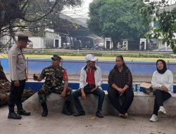 Sinergitas TNI – POLRI Dalam Sambang Dialogis Cegah Kriminalitas Di Pasar Baru