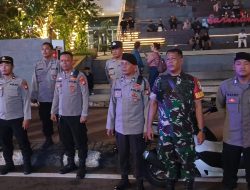 Jaga Jakarta Kondusif, Patroli Tiga Pilar Menteng  di Simpang Sarinah