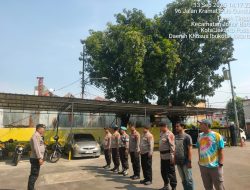 Polsek Johar Baru Gelar Apel Patroli Sentra Ekonomi dan Pusat Keramaian untuk Jaga Jakarta Aman