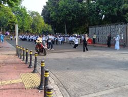 Pengamanan Jalan Santai Masjid Istiqlal Berlangsung Aman dan Kondusif