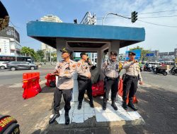Waka Polsek Sawah Besar Pimpin Apel Gabungan Pengamanan Giat Masyarakat di Harmoni