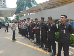 Polsek Menteng Gelar Apel Pengamanan Unras di Kantor Menara BCA