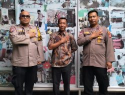 Bhabinkamtibmas Kampung Bali Bersama Sat Binmas Kunjungi SMA Hati Suci Berikan Imbauan Tolak Ajakan Unras