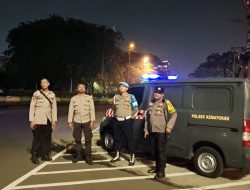 Polsek Kemayoran Gelar Patroli Dini Hari, Antisipasi Kriminalitas Jalanan