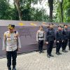 Kapolsek Johar Baru Pimpin Apel Pengamanan Aksi Unjuk Rasa di Gedung DPR/MPR