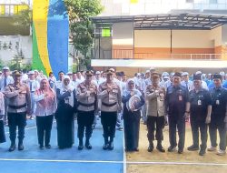 Lewat Upacara Bendera, Polisi Tanamkan Disiplin dan Karakter Positif di SMKN 34 Jakarta