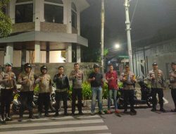 Jaga Jakarta Aman, Polsek Johar Baru Patroli Keliling Wilayah Saat Warga Terlelap